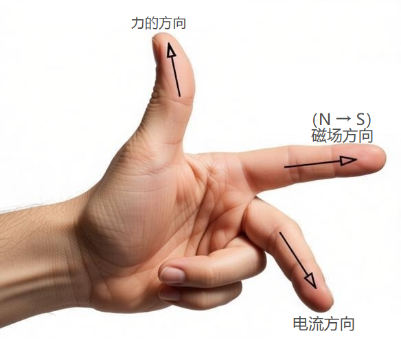 左手定则示意
